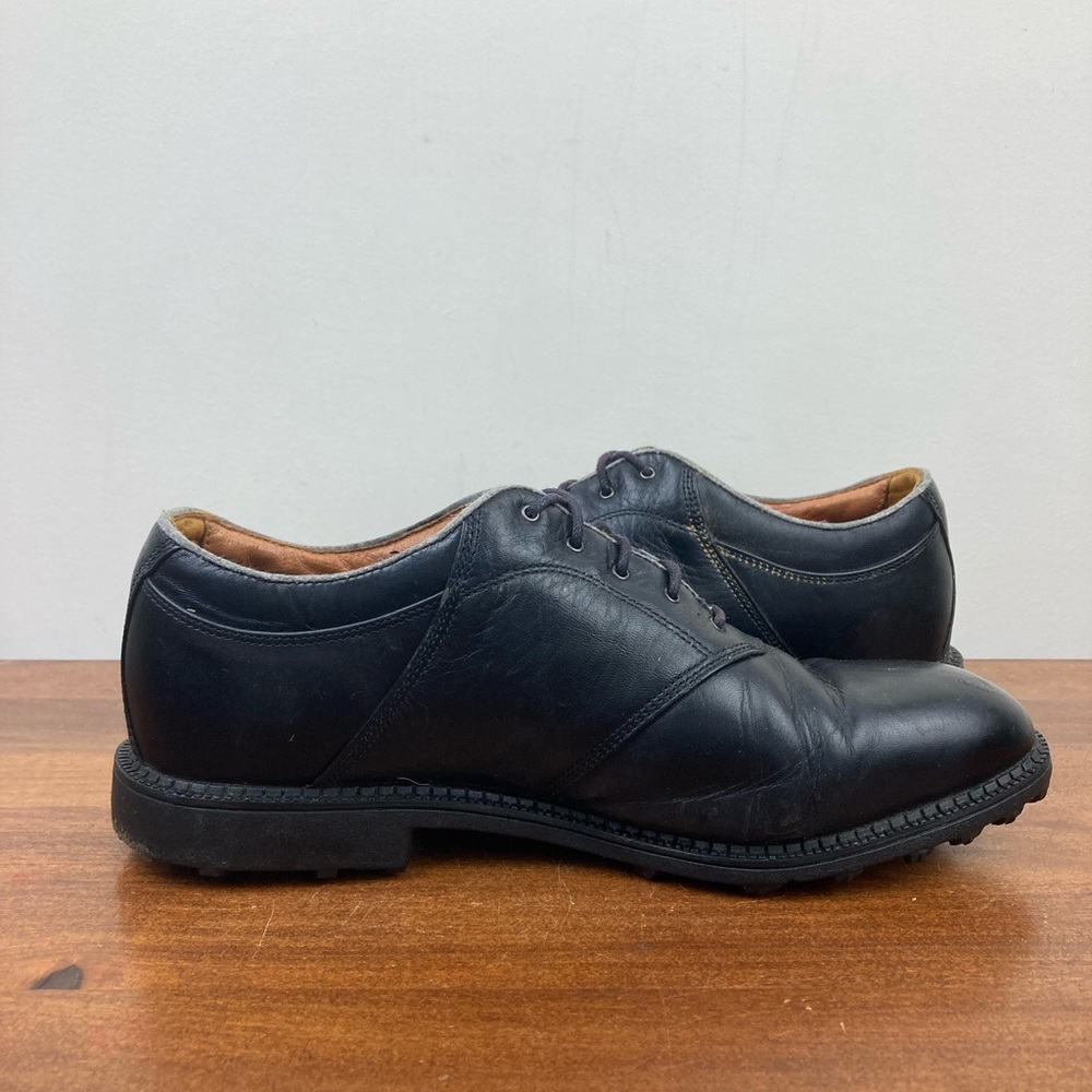 Nike Golf Shoes Mens Size US MENS 9.5 Color Black Leather Low Top Lace Up - Picture 9 of 11
